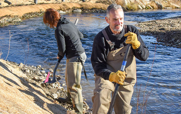 NorthWestern Energy team members outdoors